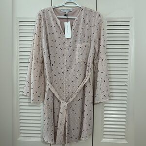 Collective Concepts L Women’s dress with belt  top pocket